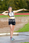 Shot putt, NECAA Open Meeting, Morpeth, Sunday, October 18th. David T. Hewitson/Sports for All Pics